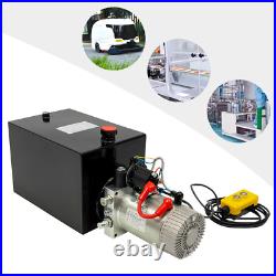 1.6KW 14 Quart Single Acting Hydraulic Pump For Hydraulic Trailers Power Unit