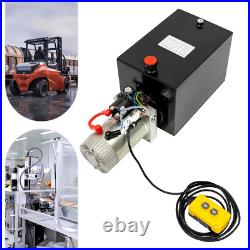 1.6KW 14 Quart Single Acting Hydraulic Pump For Hydraulic Trailers Power Unit