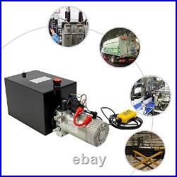 1.6KW 14 Quart Single Acting Hydraulic Pump For Hydraulic Trailers Power Unit