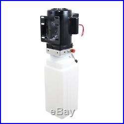 10L Single Acting Hydraulic Pump Dump Trailer 220V Power Unit Lift for Car NEW