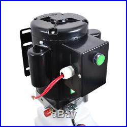 10L Single Acting Hydraulic Pump Dump Trailer 220V Power Unit Lift for Car NEW