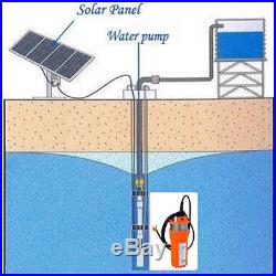 12V/24V Solar Water Pump Kit + (Folding)Solar Panel for Garden Watering Washing