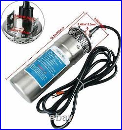 12V /24V Stainless Solar Deep Well Submersible Water Pump for Farm Irrigation