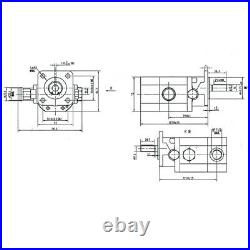 13 GPM Hydraulic Log Splitter Pump, 2 Stage Hi Lo Pump, 3000psi 230mm for Presses