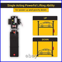 14 Quart Single Acting Hydraulic Pump Car Lift 3HP for 2 and 4 Post Car Lifting