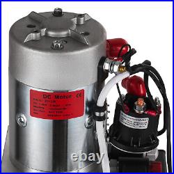 15 Quart Single Acting Hydraulic Pump DC 12V for Dump Trailer Pump Power Unit