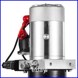 15 Quart Single Acting Hydraulic Pump DC 12V for Dump Trailer Pump Power Unit