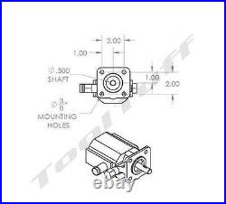 19.5 GPM Hydraulic Log Splitter Pump, 2 Stage, Replace for Black Diamond & DHT
