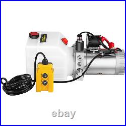 4 Quart Hydraulic Pump for Dump Trailer Hydraulic Power Unit 12V Hydraulic Pump