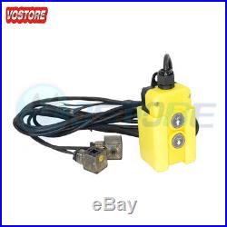 4 Wire Dump Trailer Remote Control Switch For Double-Acting Hydraulic Pumps 12V
