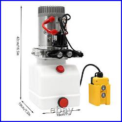 4l 12v Electric Hydraulic Pump Double Acting Hydraulic Pump For Dump Trailer