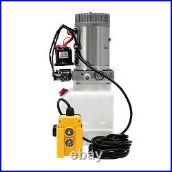 4l 12v Electric Hydraulic Pump Double Acting Hydraulic Pump For Dump Trailer