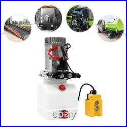 4l 12v Electric Hydraulic Pump Double Acting Hydraulic Pump For Dump Trailer