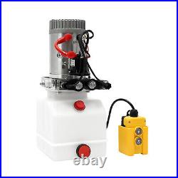 4l 12v Electric Hydraulic Pump Double Acting Hydraulic Pump For Dump Trailer