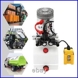 4l 12v Electric Hydraulic Pump Double Acting Hydraulic Pump For Dump Trailer