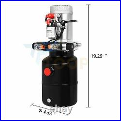 6 Quart / 6 L Double Acting Hydraulic Pump Dump Trailer 12V for Wide Application