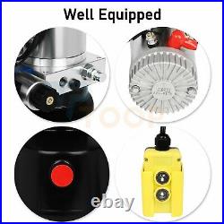 6 Quart / 6 L Double Acting Hydraulic Pump Dump Trailer 12V for Wide Application