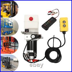 800W Single Acting Hydraulic Pump for Dump Trailer Dump Truck Hydraulic Pump 12V