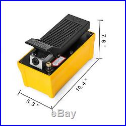 Air Foot Pedal Hydraulic Pump For Auto Body Frame Machines And Shop Presses