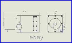 CNC Hydraulic Pump Integrated Pump with Fuel Tank for RC Hydraulic Excavator Par