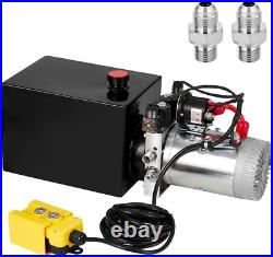 Double Acting Hydraulic Pump for Dump Trailer 12V Hydraulic Power Unit