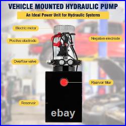 Double Acting Hydraulic Pump for Dump Trailer 12V Hydraulic Power Unit