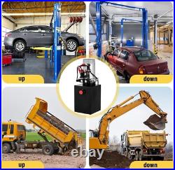 Double Acting Hydraulic Pump for Dump Trailer 12V Hydraulic Power Unit