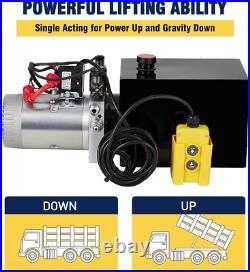 Double Acting Hydraulic Pump for Dump Trailer 12V Hydraulic Power Unit