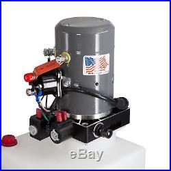 Double Acting Hydraulic Pump for Dump Trailers KTI -12 VDC 13 Quart Reservoir