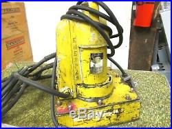 Enerpac Hydrualic Pump for Pipe Bender (Yellow) 110/115V. WHS-3-001