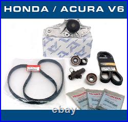 FOR Honda/Acura V6 OEM Timing Belt &Water Pump Kit Genuine/Aisin/Koyo