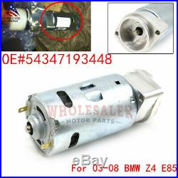 For BMW Convertible Top Hydraulic Roof Pump Motor&Bracket Z4 E85 54347193448