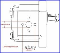 For Long TRACTOR HYDRAULIC/ POWER STEERING PUMP TX11830 2360 2460 2510 2610