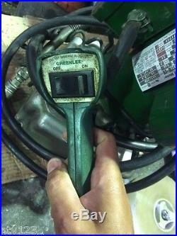 Greenlee Electric Hydraulic Power Pump For Conduit Bender 1-1/2HP 10000PSI