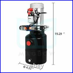 Hydraulic Dump Double Acting 6 Qt 12V DC For Trailers and automatic industries