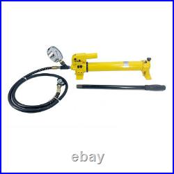 Hydraulic Hand Pump with Hose Coupler & Pressure Gauge 700Bar for Hydraulic Using