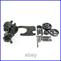 Hydraulic Power Steering Conversion Swap Kit Black Type II Pump for Ford Coyote