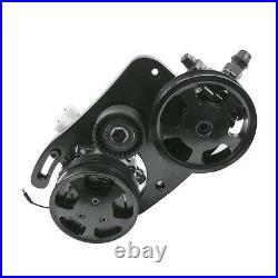 Hydraulic Power Steering Conversion Swap Kit Black Type II Pump for Ford Coyote