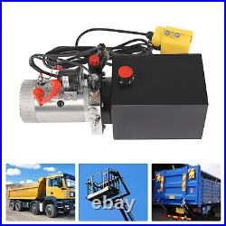 Hydraulic Power Unit 12V, Double Acting Dump Hydraulic Pump for Dump Trailer