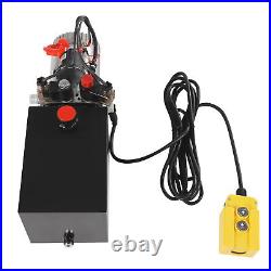 Hydraulic Power Unit 12V, Double Acting Dump Hydraulic Pump for Dump Trailer