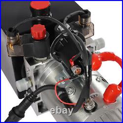 Hydraulic Power Unit 12V, Double Acting Dump Hydraulic Pump for Dump Trailer