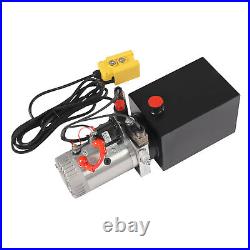 Hydraulic Power Unit 12V, Double Acting Dump Hydraulic Pump for Dump Trailer