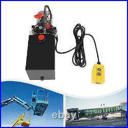 Hydraulic Power Unit 12V, Double Acting Dump Hydraulic Pump for Dump Trailer