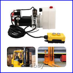 Hydraulic Power Unit 12V, Single Acting Dump Hydraulic Pump for Dump Trailer