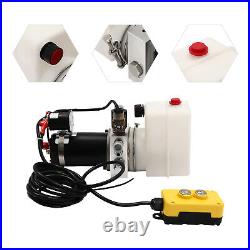 Hydraulic Power Unit 12V, Single Acting Dump Hydraulic Pump for Dump Trailer