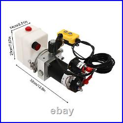 Hydraulic Power Unit 12V, Single Acting Dump Hydraulic Pump for Dump Trailer