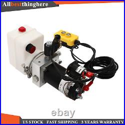 Hydraulic Power Unit 12V, Single Acting Dump Hydraulic Pump for Dump Trailer