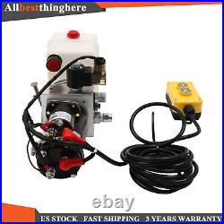 Hydraulic Power Unit 12V, Single Acting Dump Hydraulic Pump for Dump Trailer