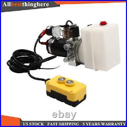 Hydraulic Power Unit 12V, Single Acting Dump Hydraulic Pump for Dump Trailer