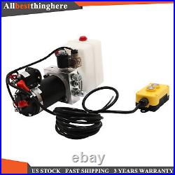 Hydraulic Power Unit 12V, Single Acting Dump Hydraulic Pump for Dump Trailer